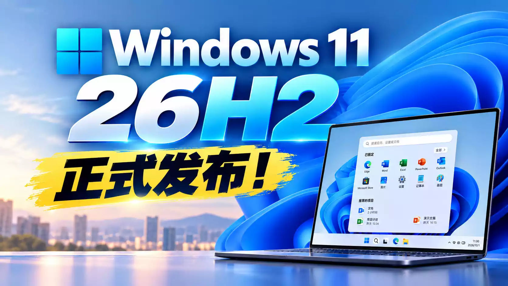 Windows 11 （26H2） 正式发布！附最新下载安装教程